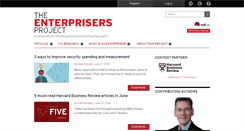 Desktop Screenshot of enterprisersproject.com